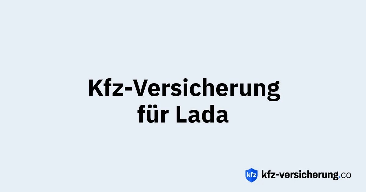 Kfz-Versicherung